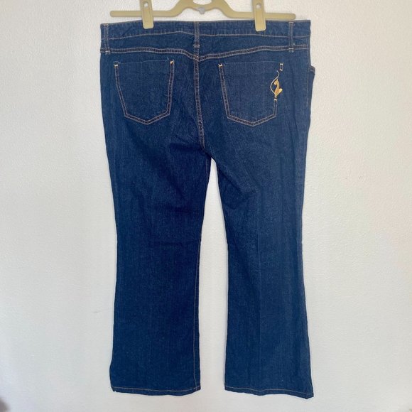 Phat Fashions Dark Wash Flare Jeans - Picture 3 of 5